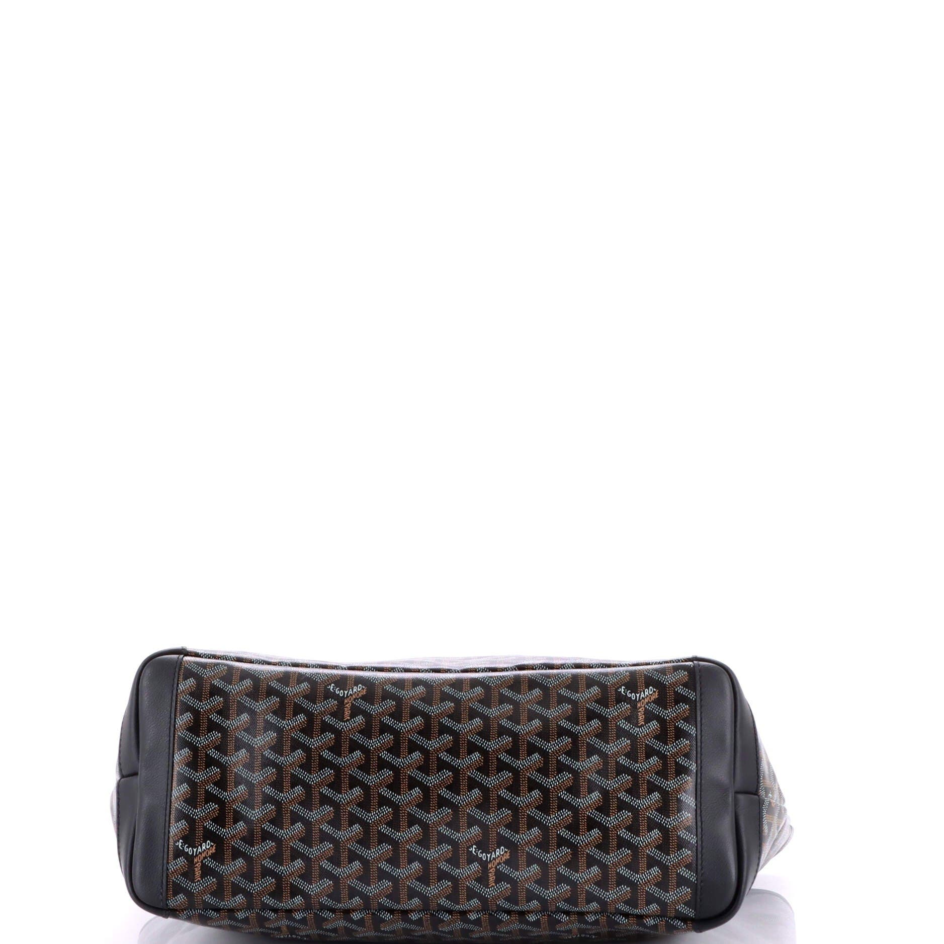 Pre-Owned Goyard Artois Tote Coated Canvas MM, Alternate, color, Black