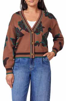 Scotch & Soda Floral Jacquard Cardigan