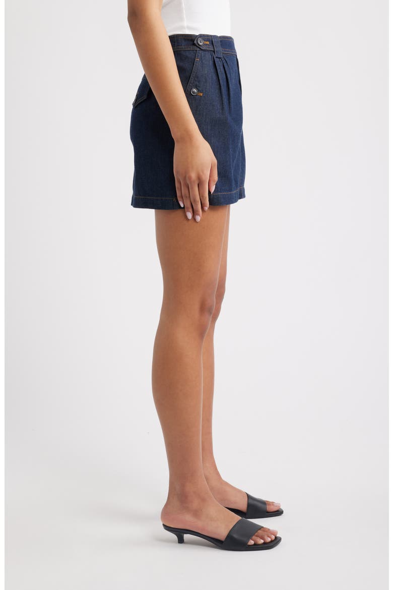 The Denim Utility Miniskirt, Alternate, color, RINSE