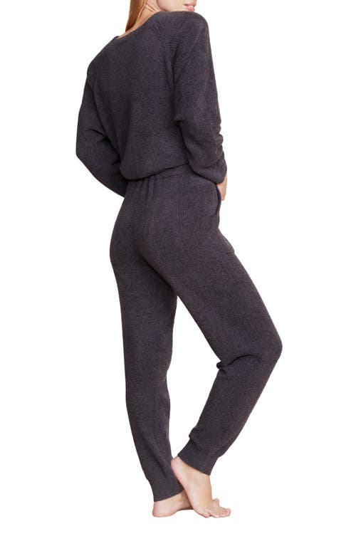 Barefoot Dreams Cozychic Lite Ribbed Lounge Pants In Black