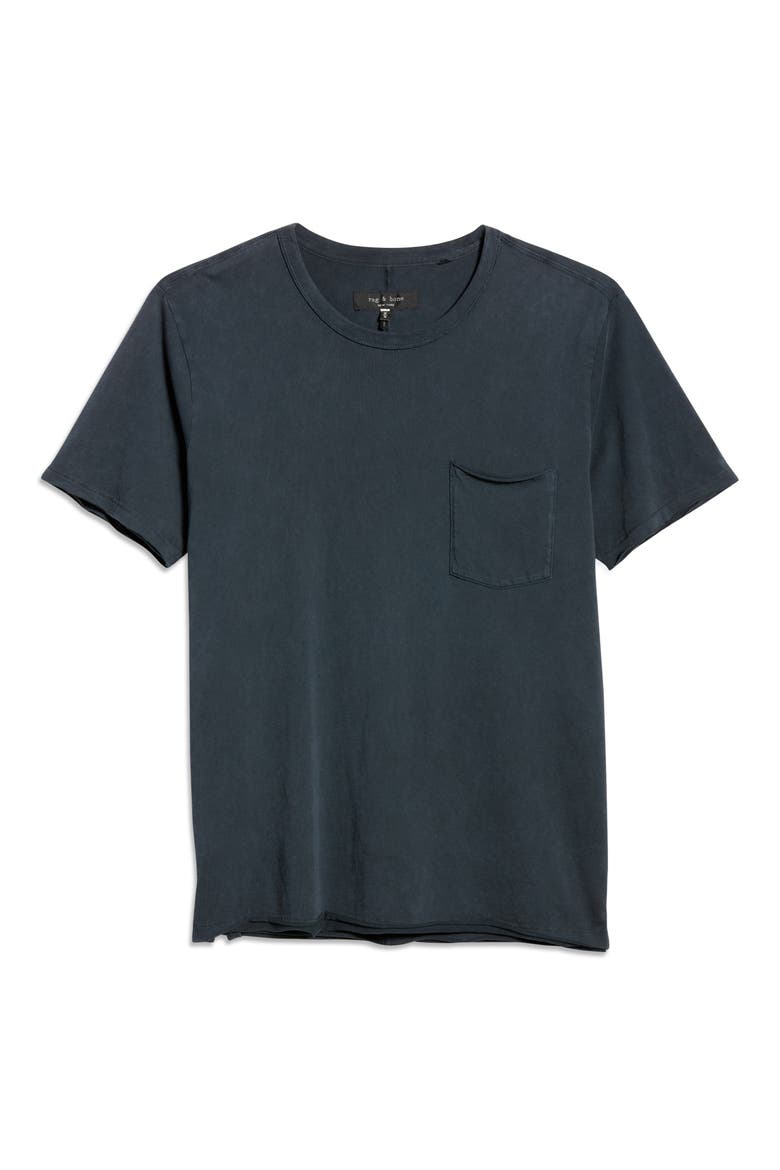 Miles Organic Cotton Pocket T-Shirt, Alternate, color, DARK GREY