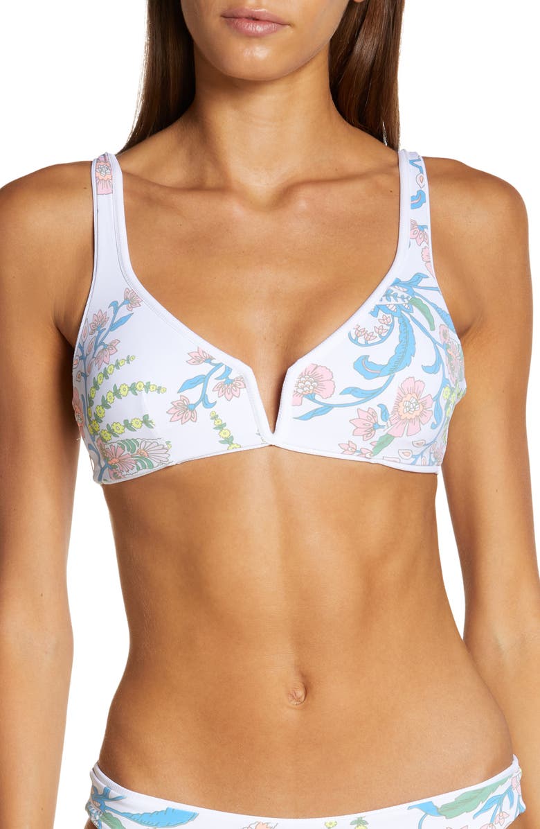 Maaji Cotton Victory Reversible Bikini Top, Alternate, color,