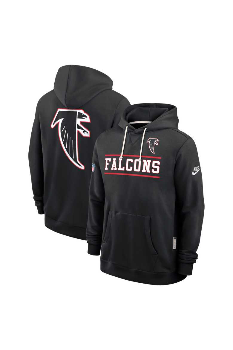 Men's Nike Black Atlanta Falcons Alt Sideline Standard Issue Dri-FIT Hoodie, Main, color, Black