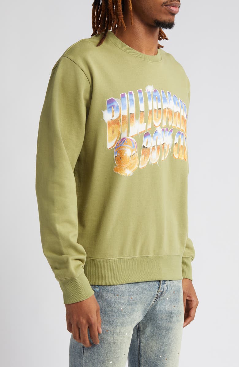Billionaire Boys Club Chrome Graphic Sweatshirt, Alternate, color, 