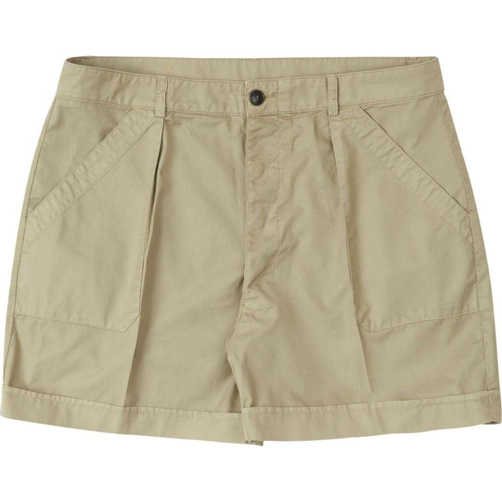 Fortela Hautet Cotton Shorts In Green