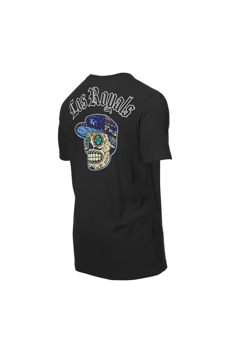 New Era Men's New Era Black Kansas City Royals Sugar Skulls T-Shirt, Alternate, color, Black