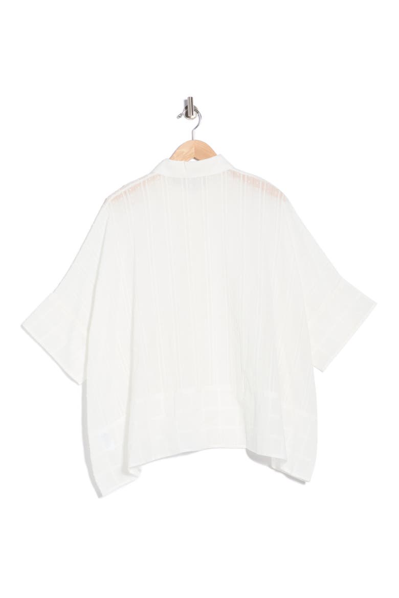 Megan Cotton Top, Alternate, color, WHITE