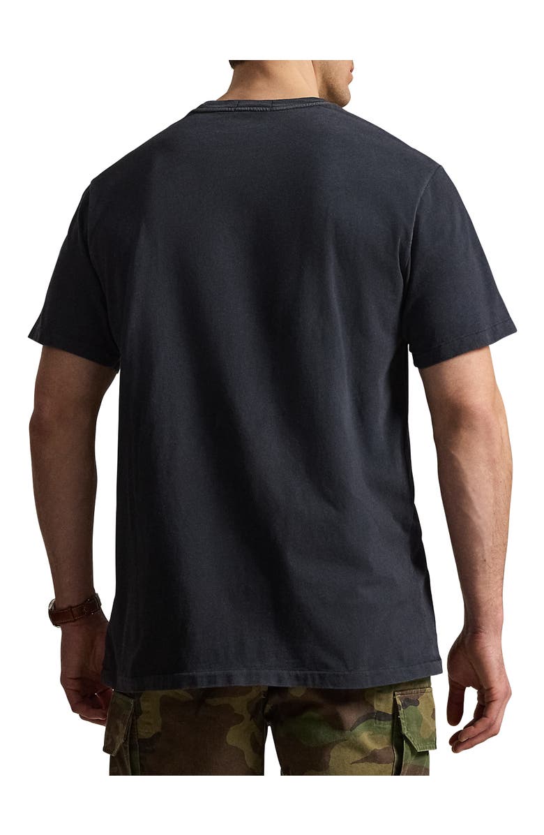 Polo Ralph Lauren Big & Tall Peace Love Polo Graphic Tee, Alternate, color, Polo Black