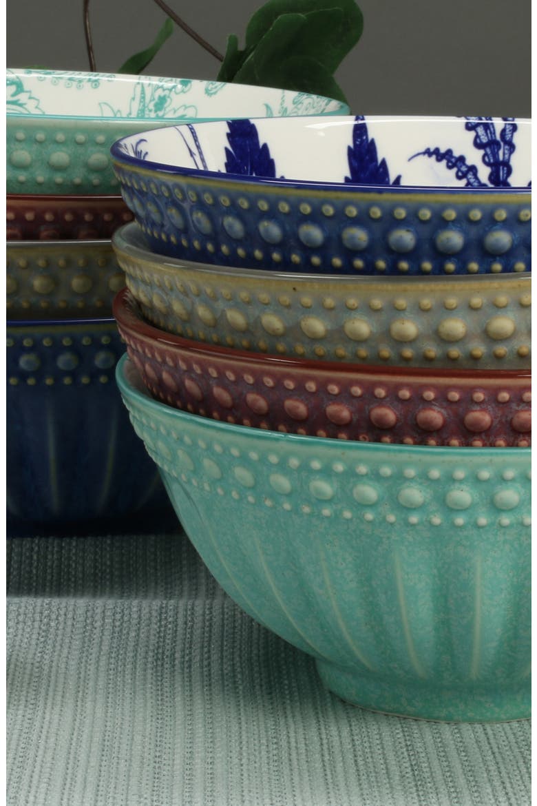 Sonata 4-Piece Assorted Ceramic Bowl Set, Alternate, color, MULTI