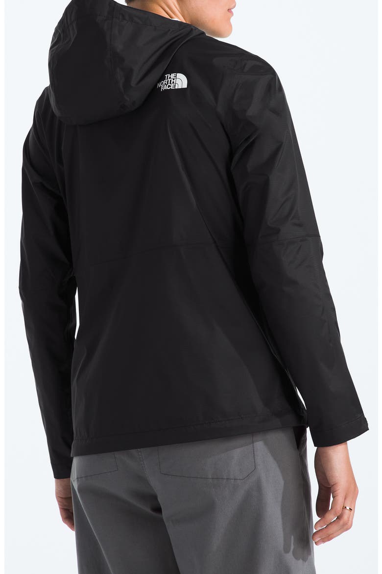 Alta Vista Hooded Water Repellent Jacket, Alternate, color, TNF BLACK