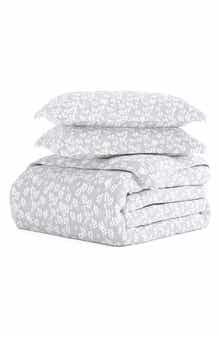 HOMESPUN Premium Ultra Soft Wheatfield Pattern 3-Piece Duvet Cover Set