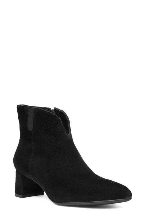 Ara Acanthus Leather Bootie In Black