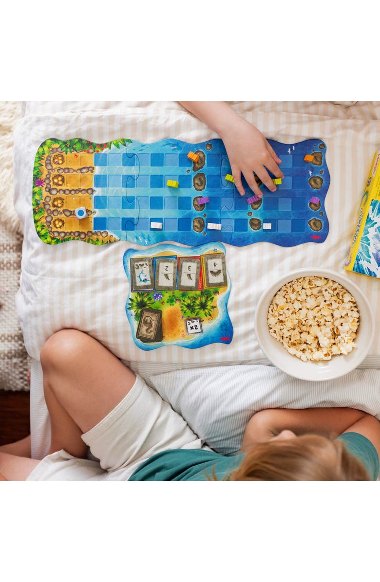 HABA Water Dragons Kids Board Game and Fast-Paced Dice Game with Wooden Components for Ages 5 and up, Made in Germany, Alternate, color, Multi