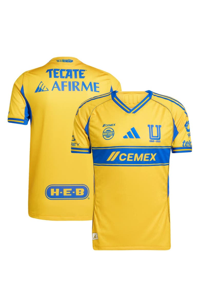 adidas Men's adidas Gold Tigres UANL 2025/26 Home Authentic Jersey, Alternate, color, Gold