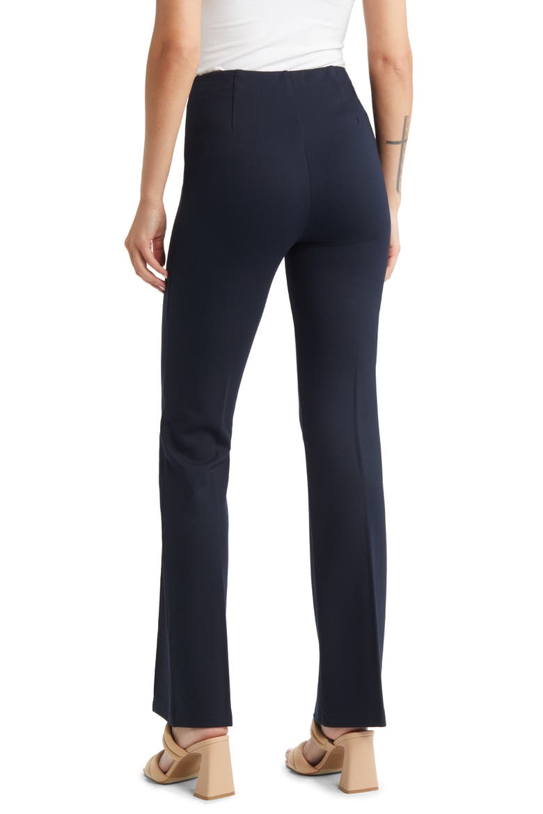 'Lyssentials Elysse Ponte Pants, Alternate, color, MIDNIGHT