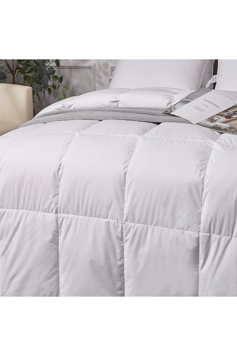 Kathy Ireland All Season White Down Fiber Comforter, Alternate, color, WHITE