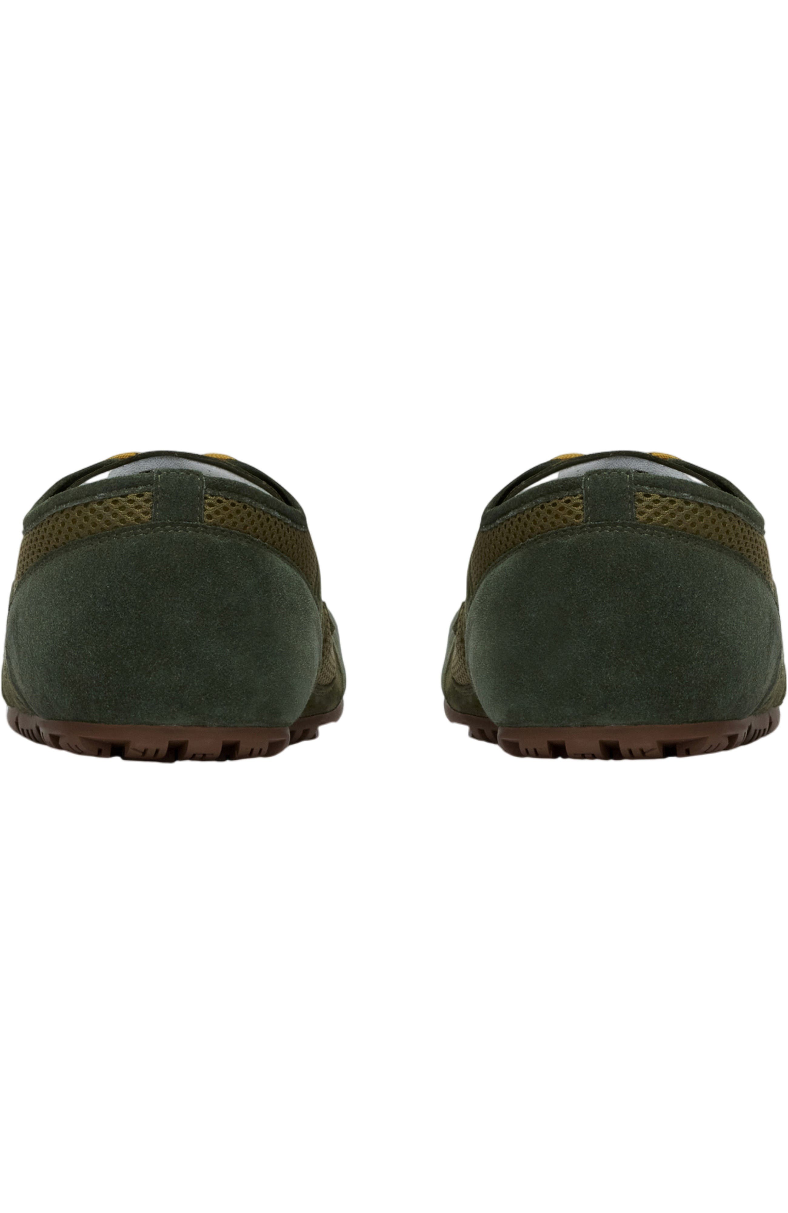Racer 45 trainers in mesh and suede leather, Alternate, color, khaki