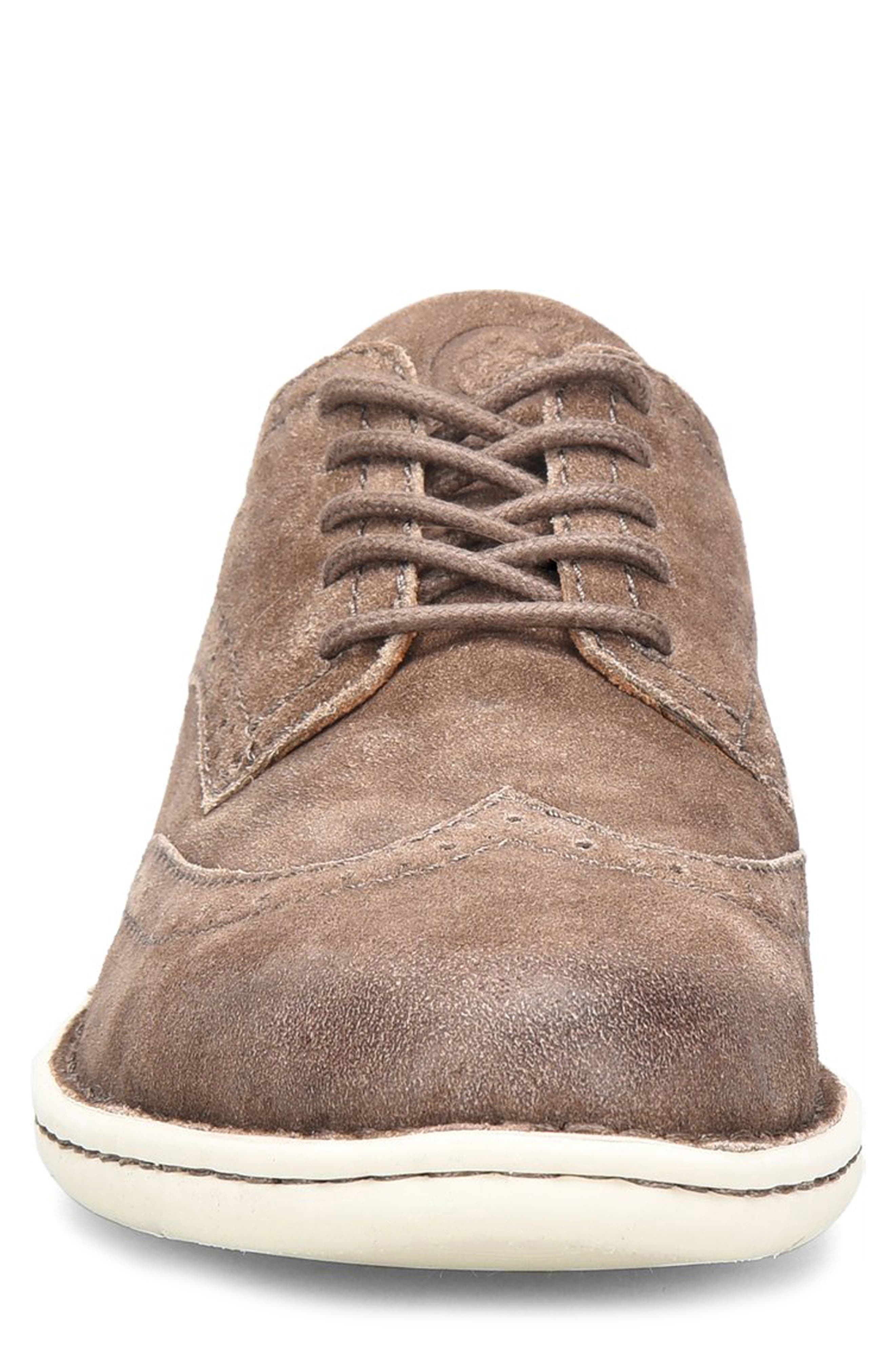 Tobias Plain Toe Derby, Alternate, color, TAUPE DISTRESSED