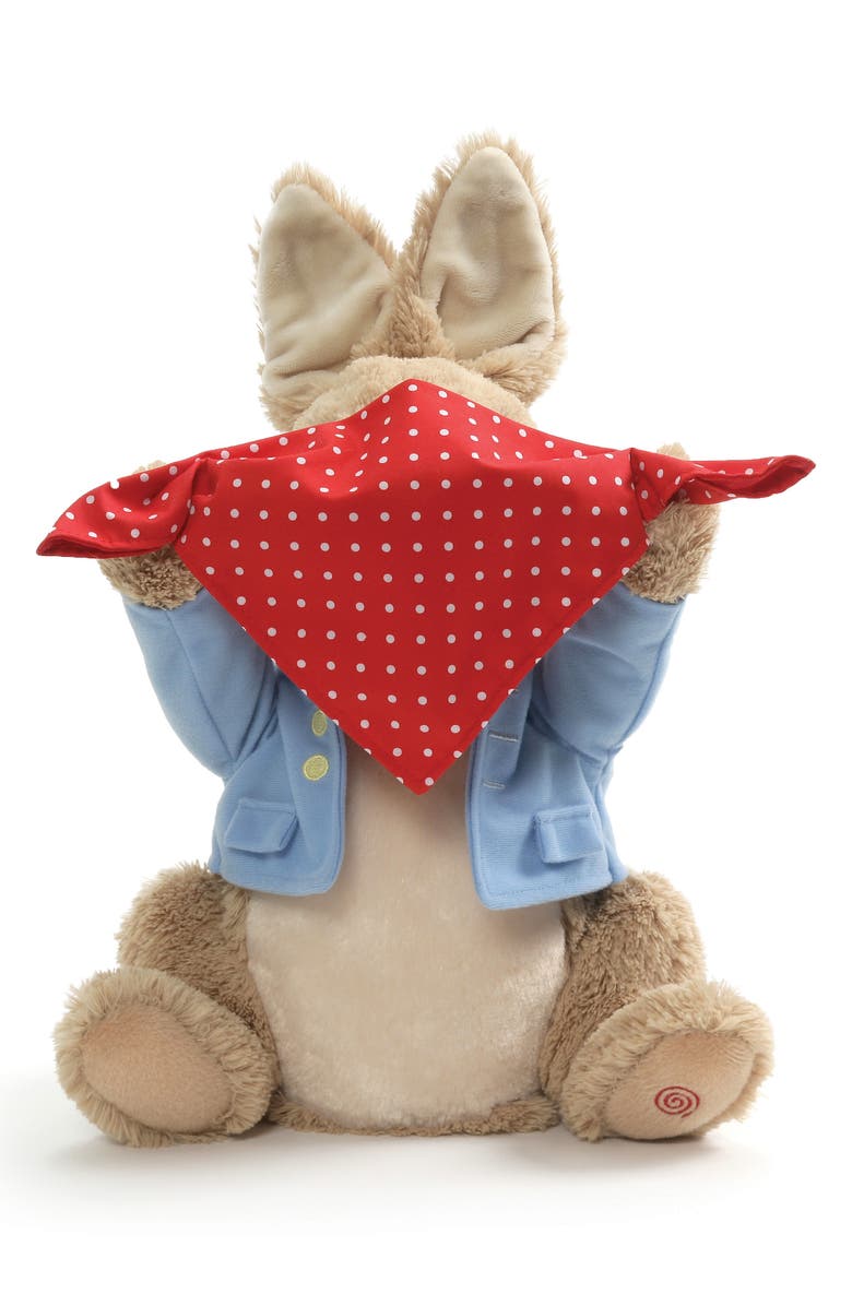 Gund Peter Rabbit Sound & Action Peekaboo Stuffed Animal, Alternate, color, 