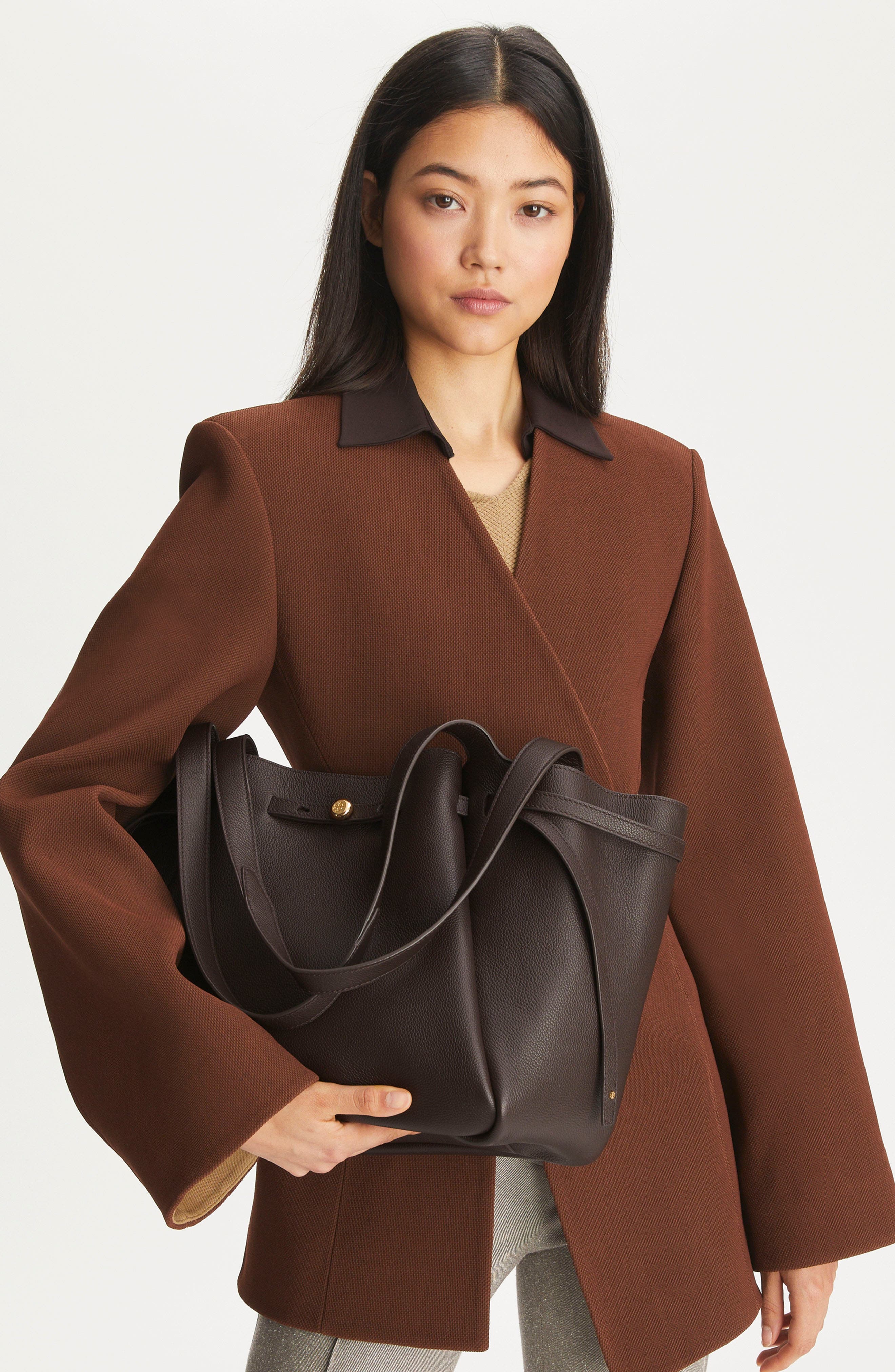 Женские сумки Tory Burch Romy Leather Tote — фото 6