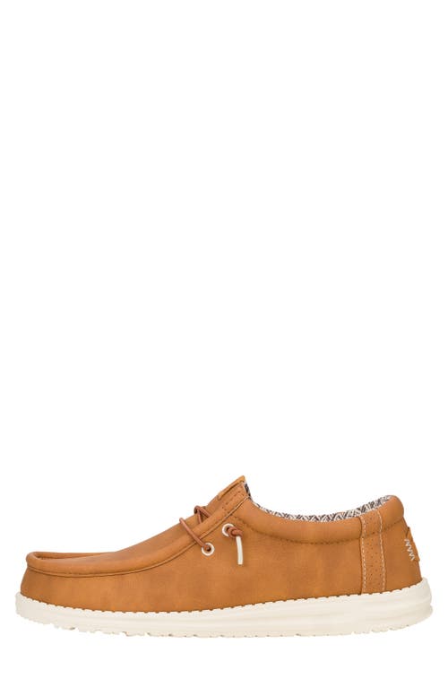 Hey Dude Wally Classic Lace-up In Brown