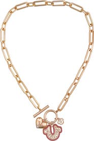 True Religion Charmy link necklace