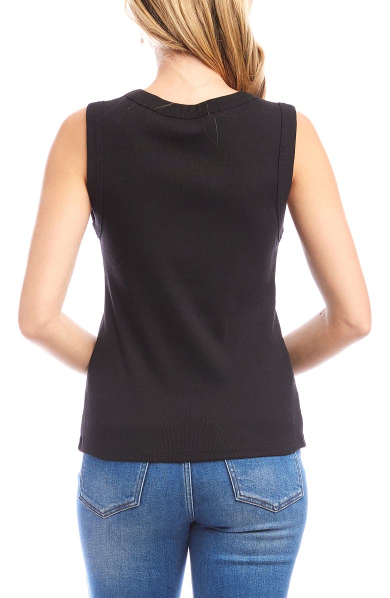 Karen Kane Rib Knit Tank, Alternate, color, 