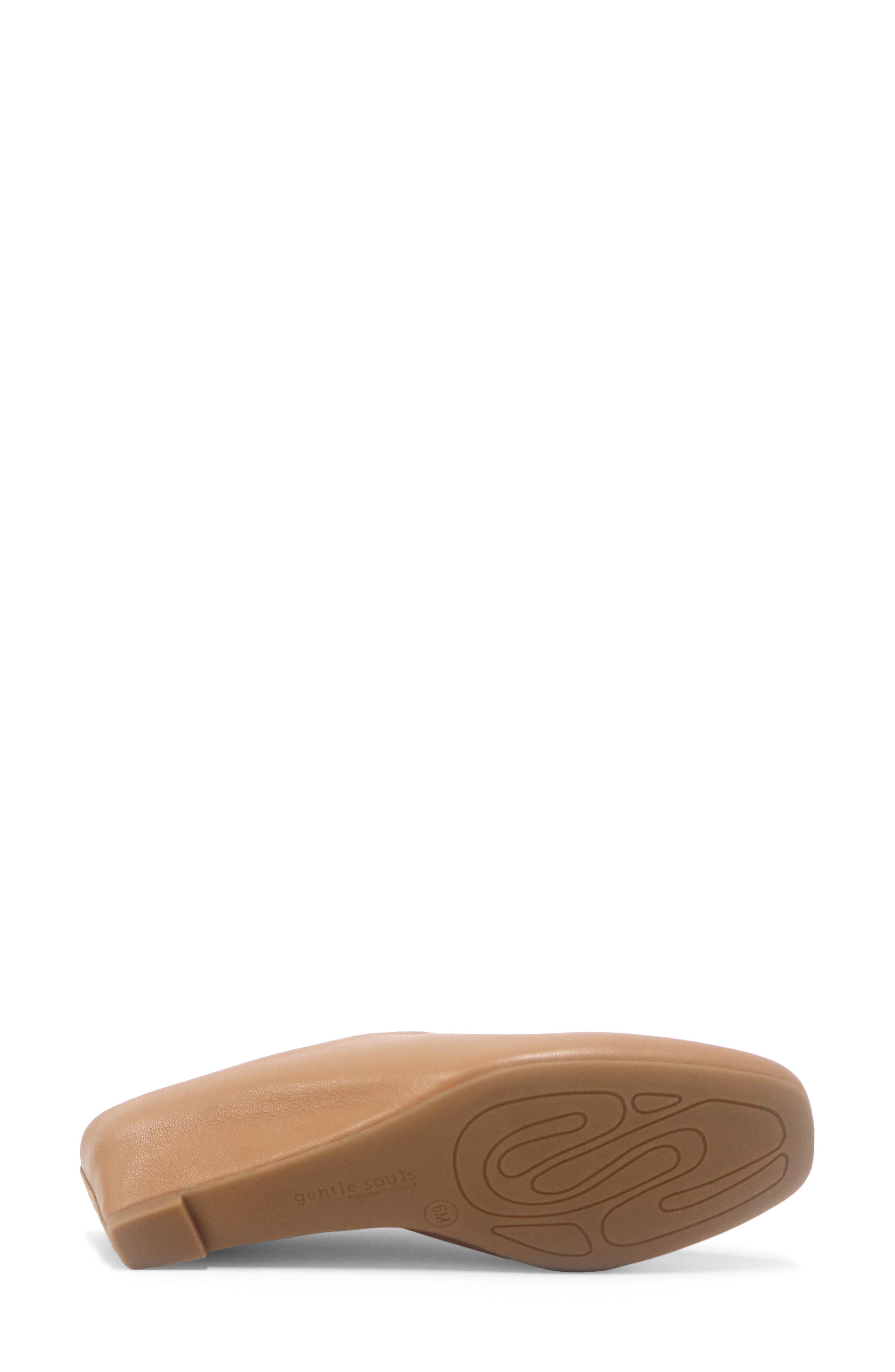 Carmena Wedge Mule, Alternate, color, CAMEL LEATHER