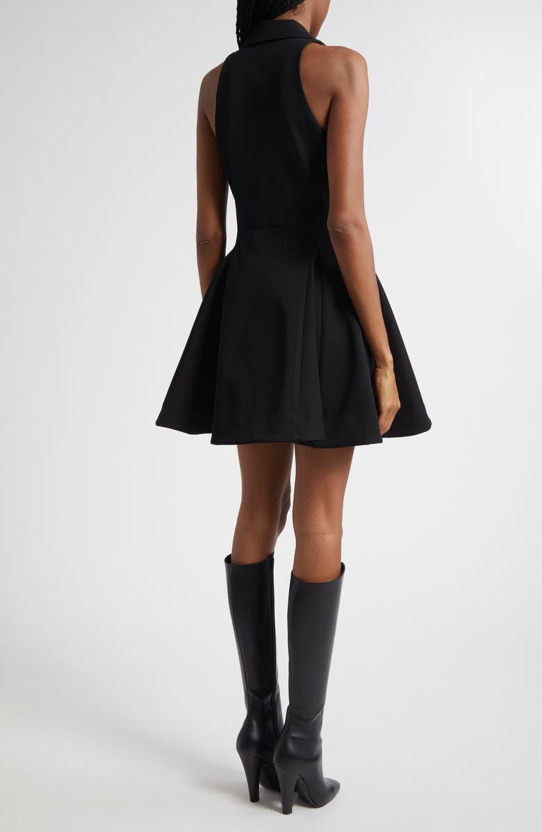 L'AGENCE Royalty Fit & Flare Minidress, Alternate, color, Black