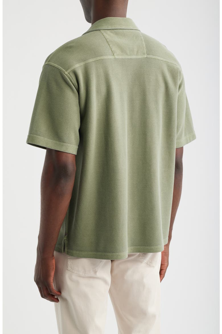 Rio Cabana Cotton Camp Shirt, Alternate, color, DUSTY SAGE