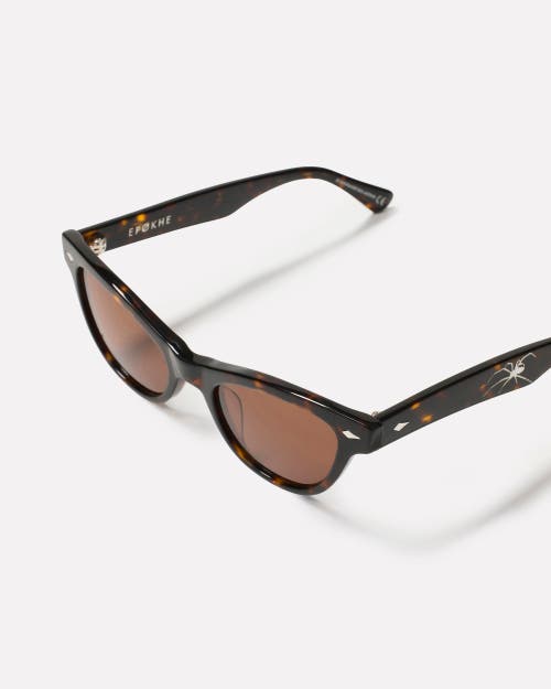Epokhe Veil Sunglasses In Brown