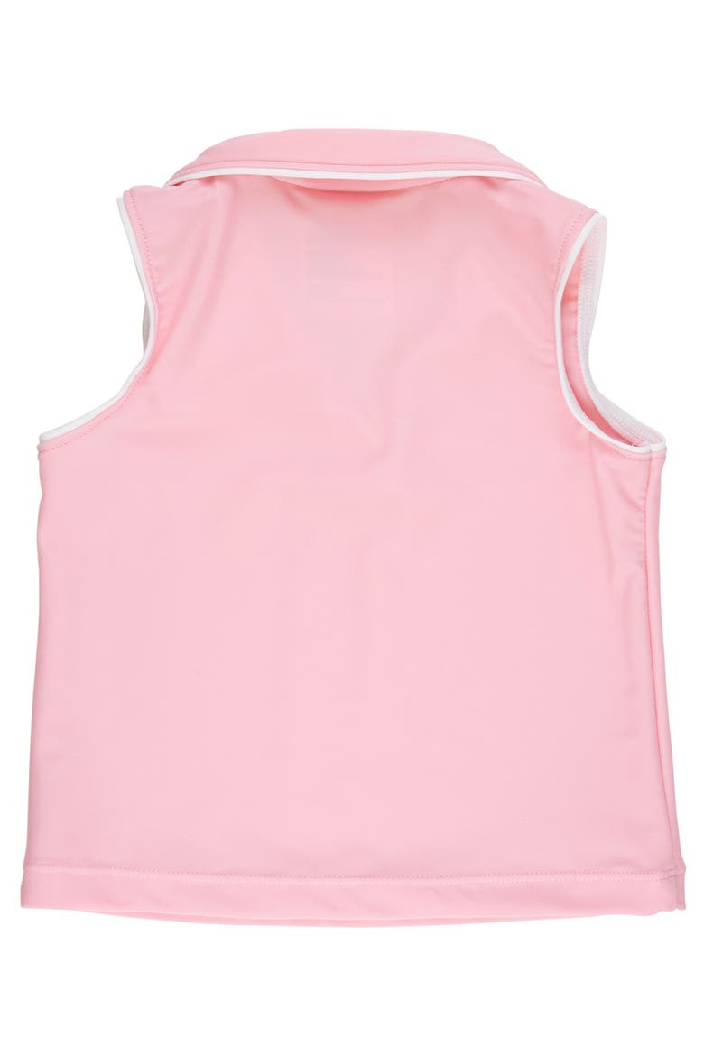 UPF50+ Sleeveless Polo Active Top, Alternate, color, Pink