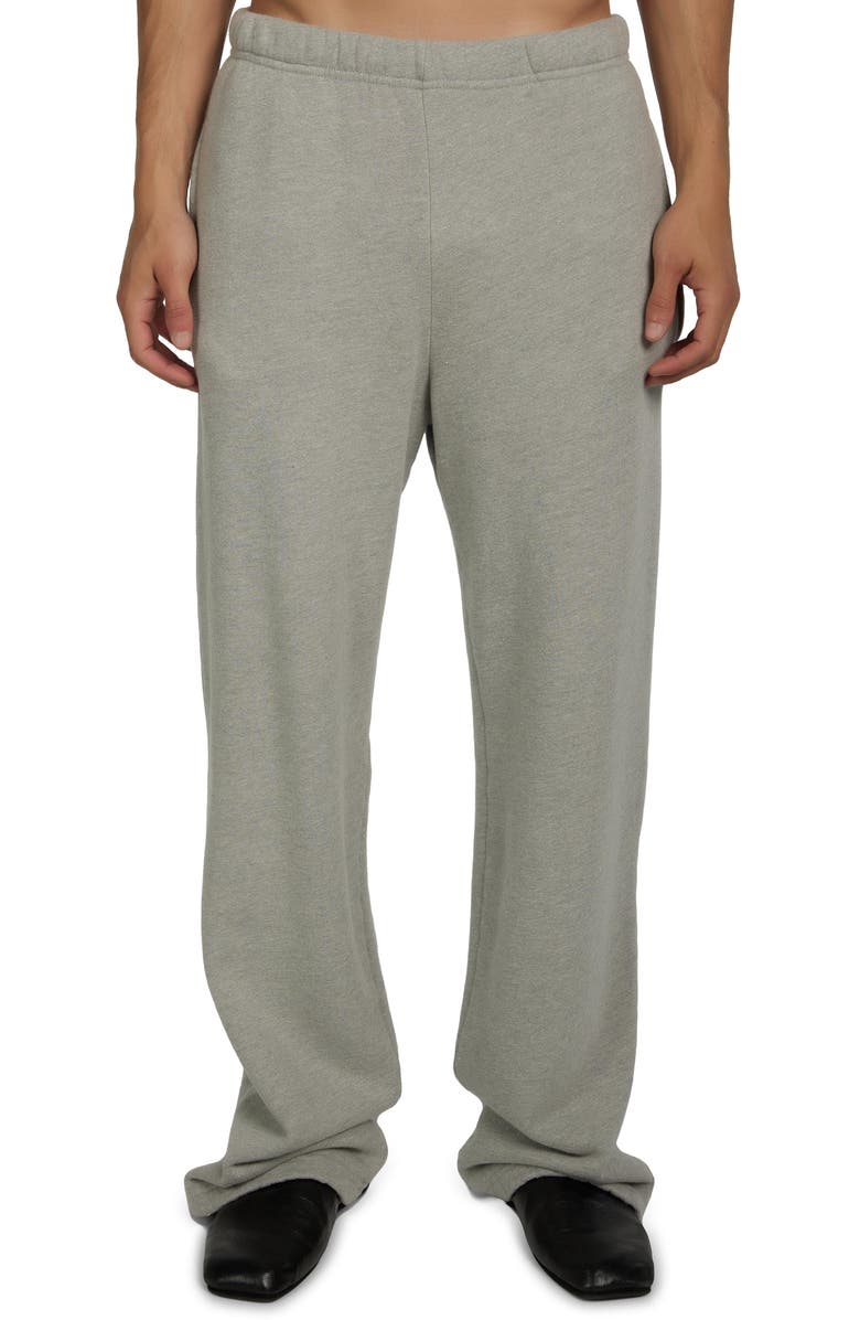 Les Tien Heavyweight Puddle Pant, Main, color, Heather Grey