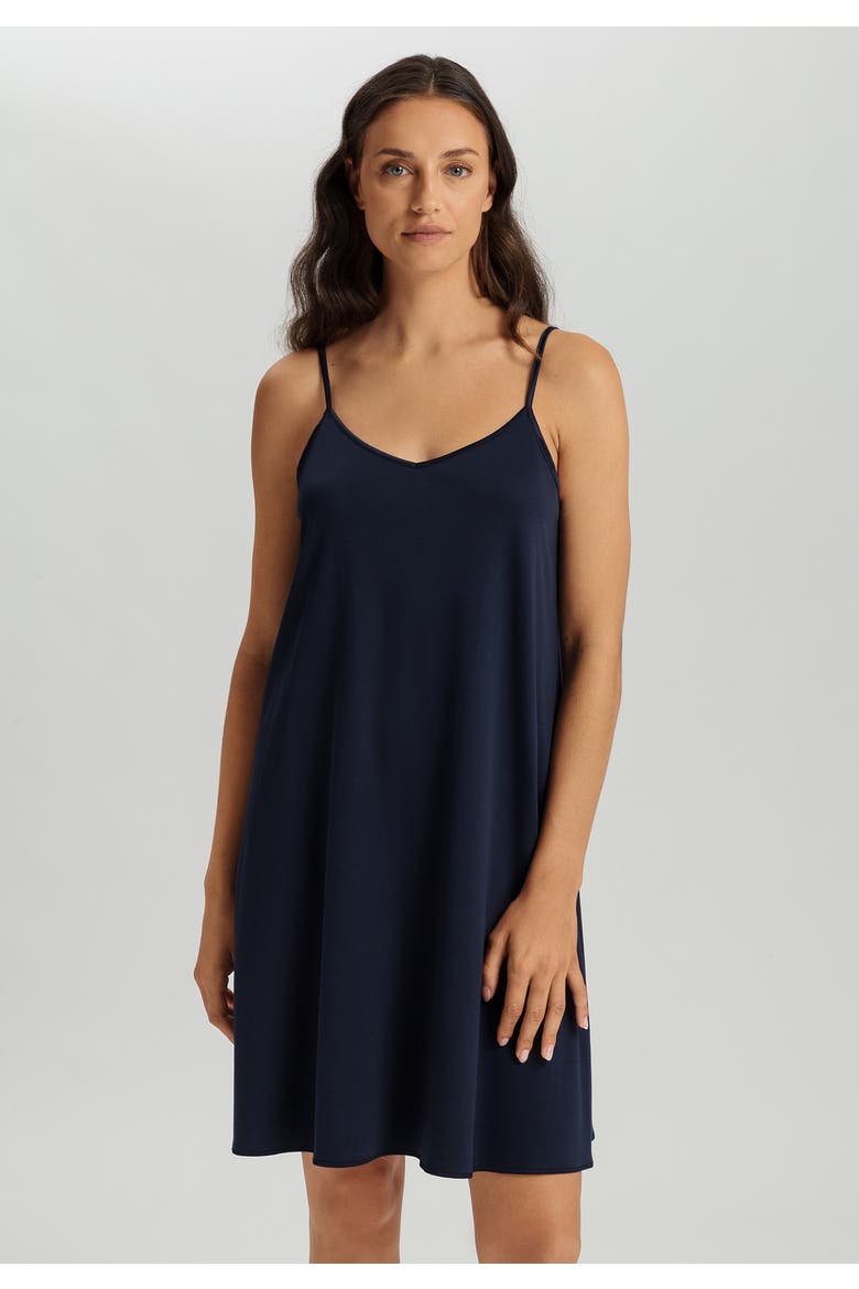 Cotton Silk Cotton Chemise, Alternate, color, Deep Navy