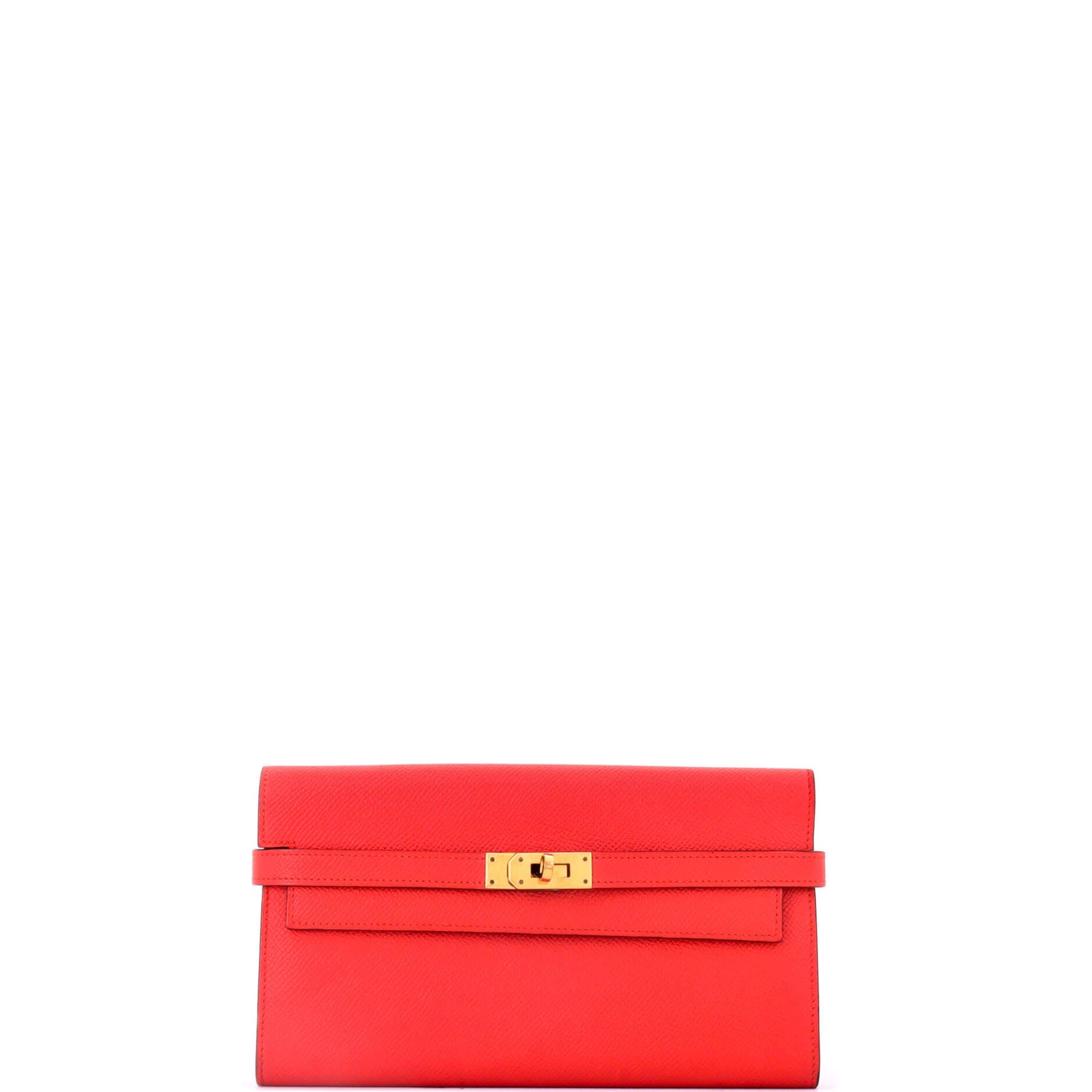 Kelly Wallet Epsom Long, Main, color, Red