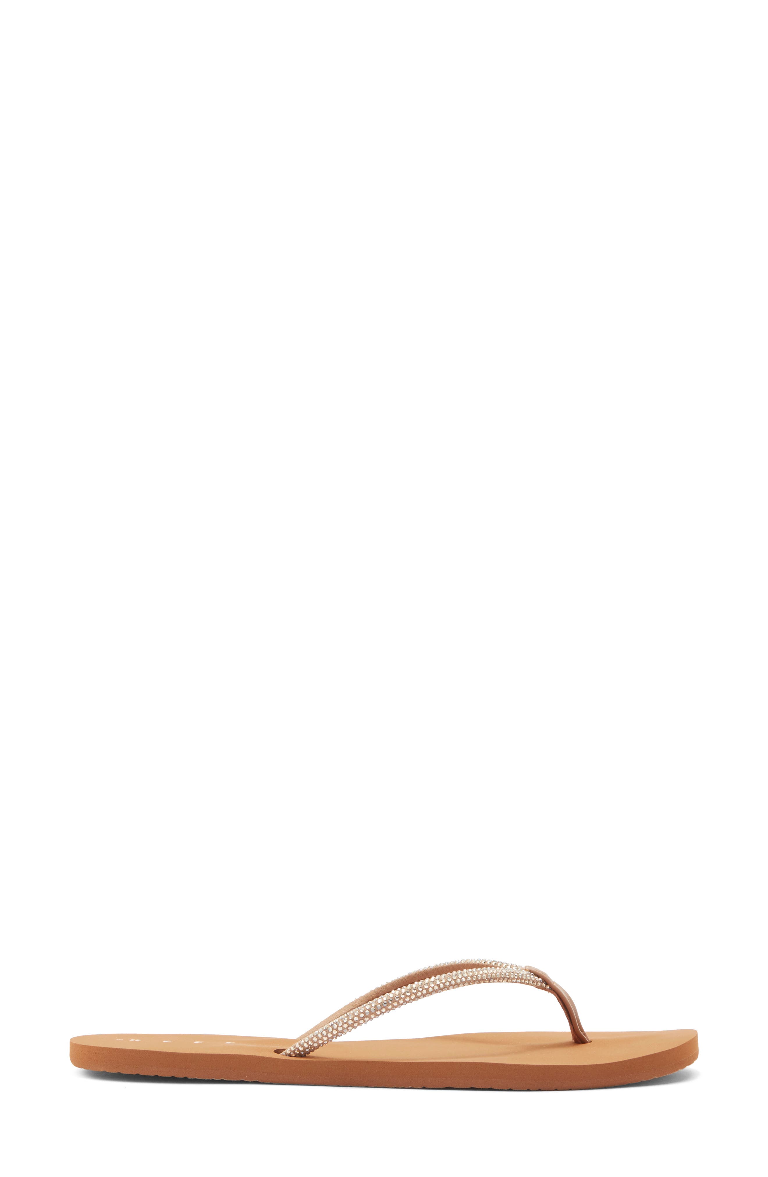 Bliss Bling Fling Flip Flop, Alternate, color, SUNTAN