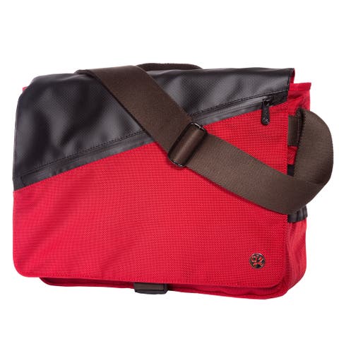 Grand Army Medium Messenger Bag with Back Zipper