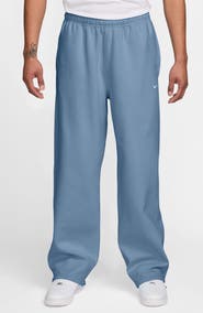Nike Solo Swoosh Open Hem Fleece Sweatpants