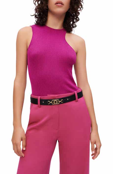 maje Ribbed Tank Top