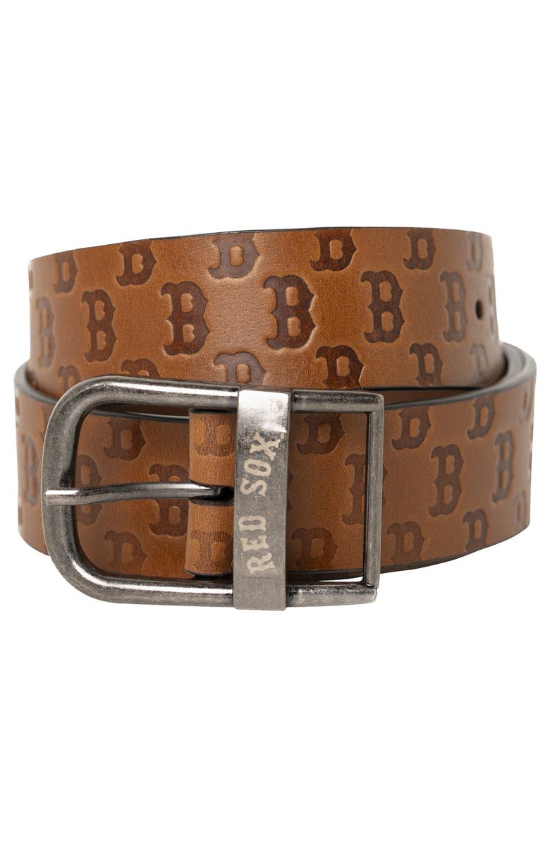 LUSSO Brown Boston Red Sox Saul Belt, Alternate, color, Brown
