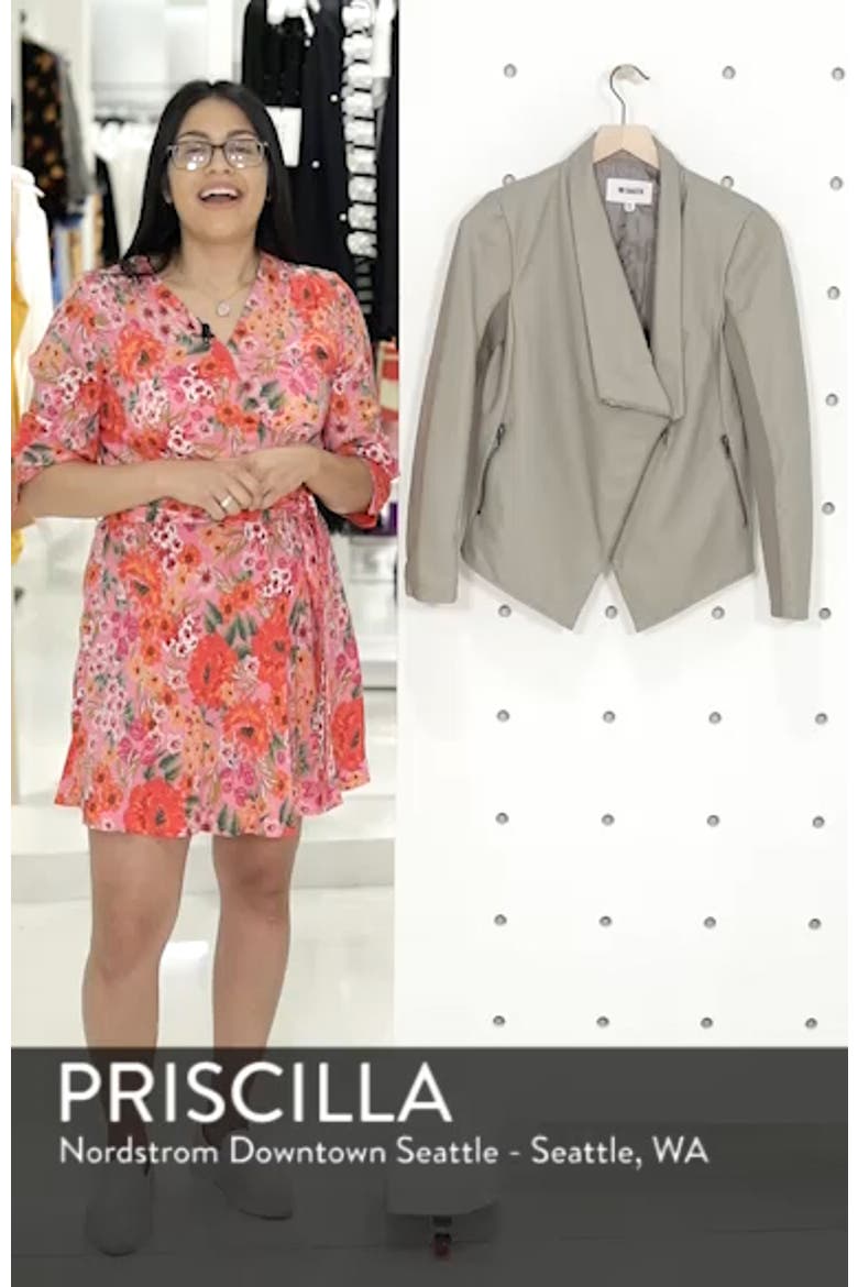 BB Dakota Gabrielle Faux Leather Asymmetrical Jacket video