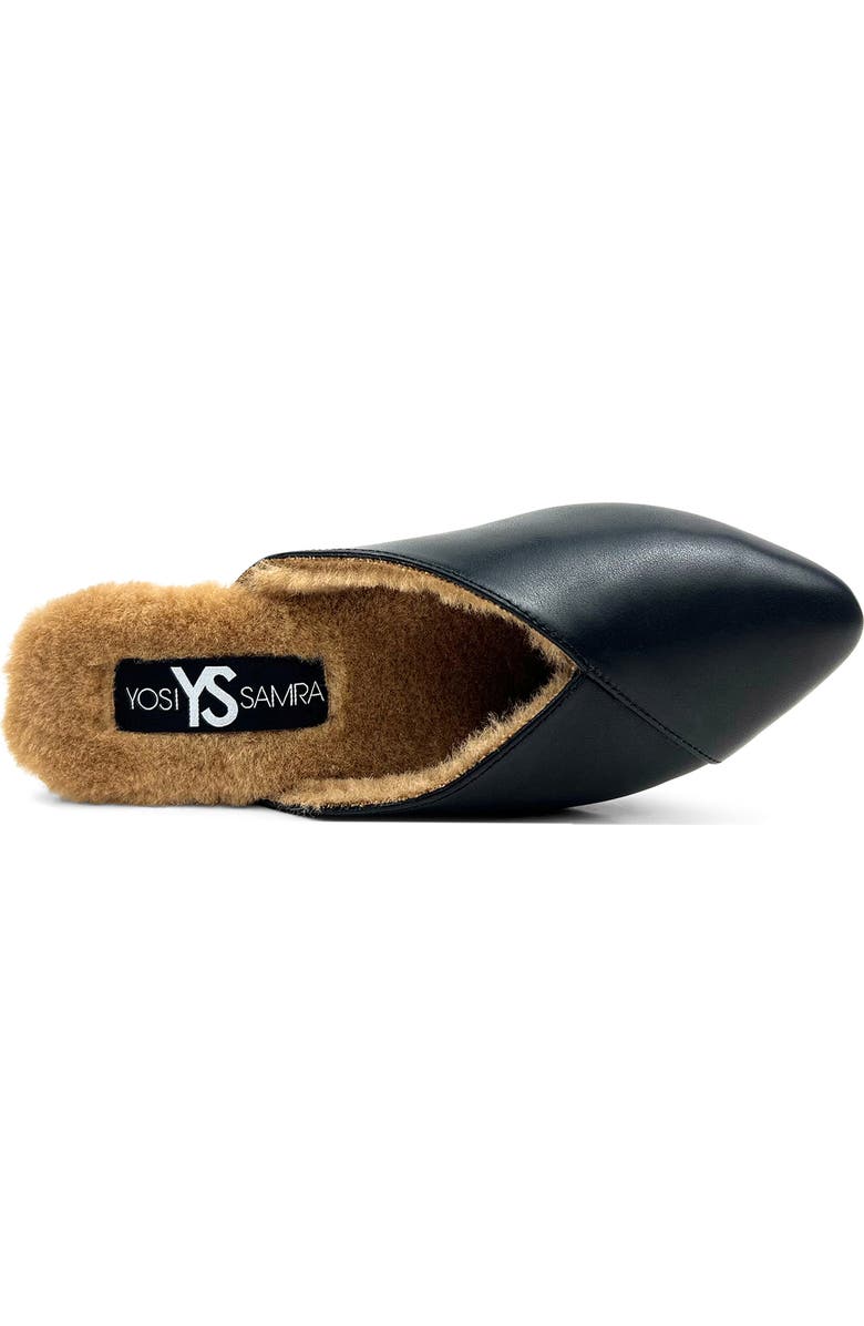 Yosi Samra Valentina Faux Fur Lined Mule, Alternate, color,