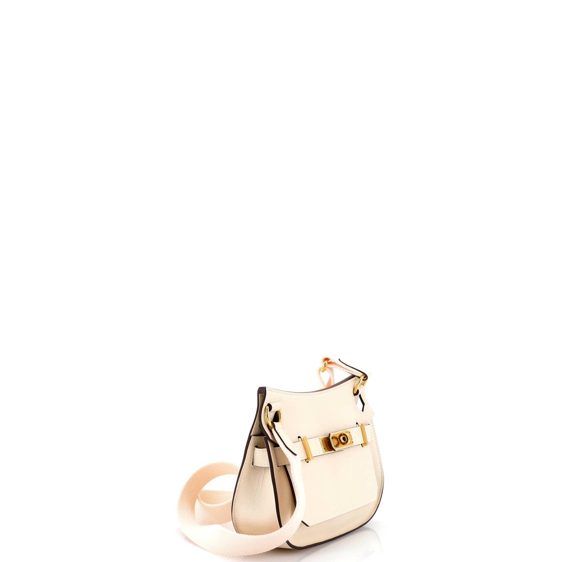 Pre-Owned Hermes Jypsiere Bag Swift Mini, Alternate, color, Nata
