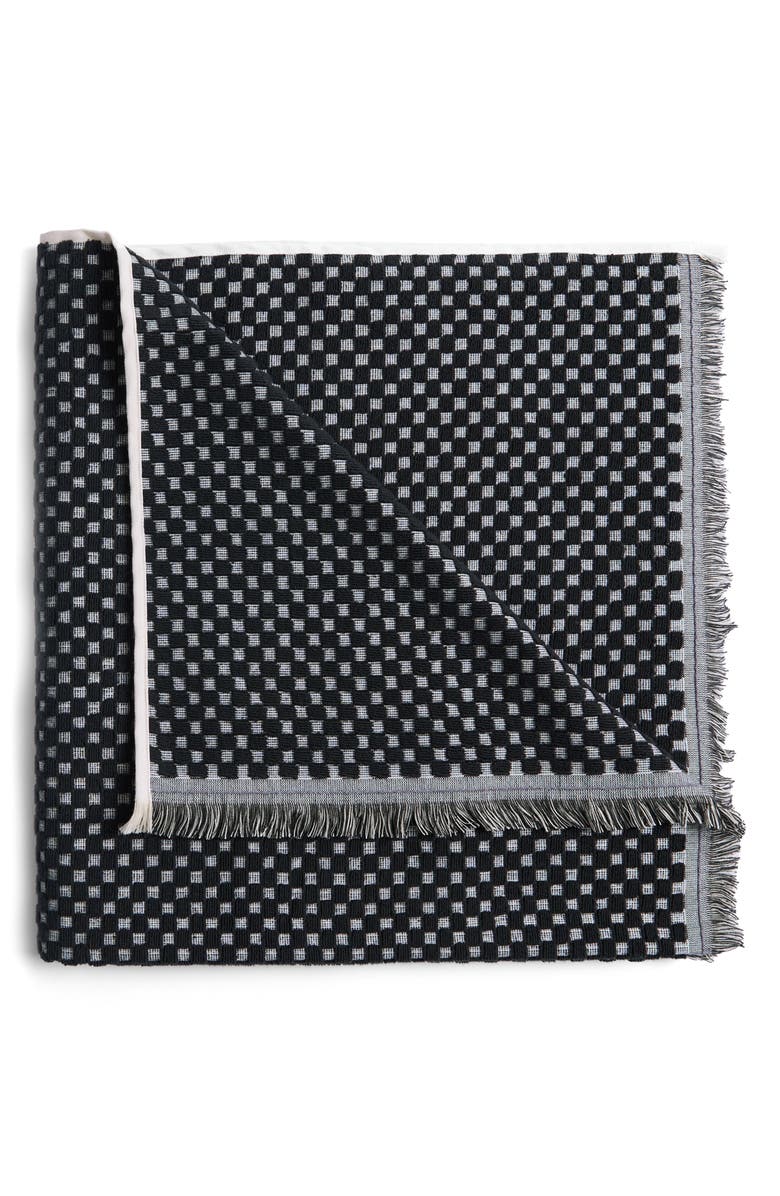 Parachute Riviera Organic Cotton Beach Towel, Main, color, Soft Black