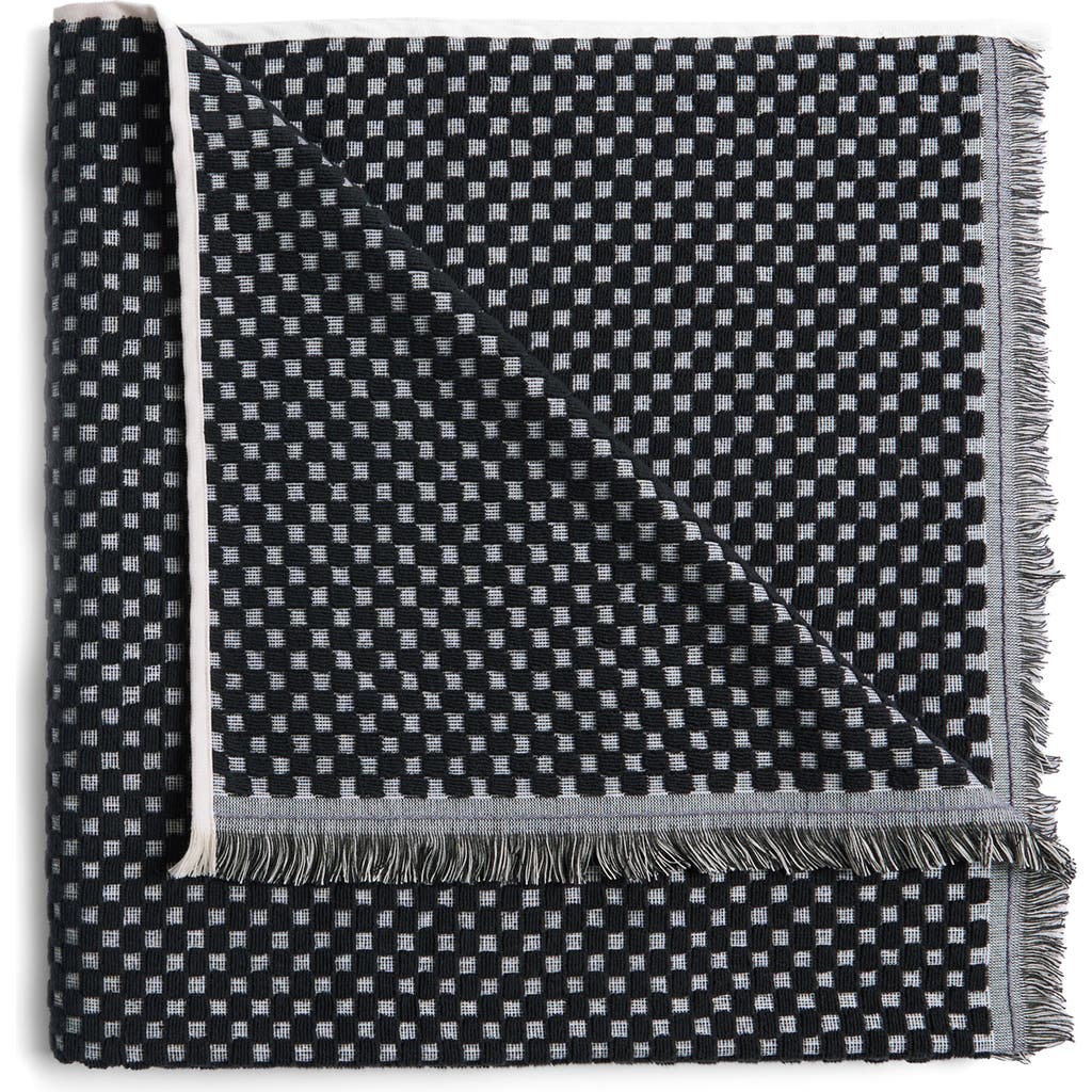 Parachute Riviera Organic Cotton Beach Towel In Soft Black