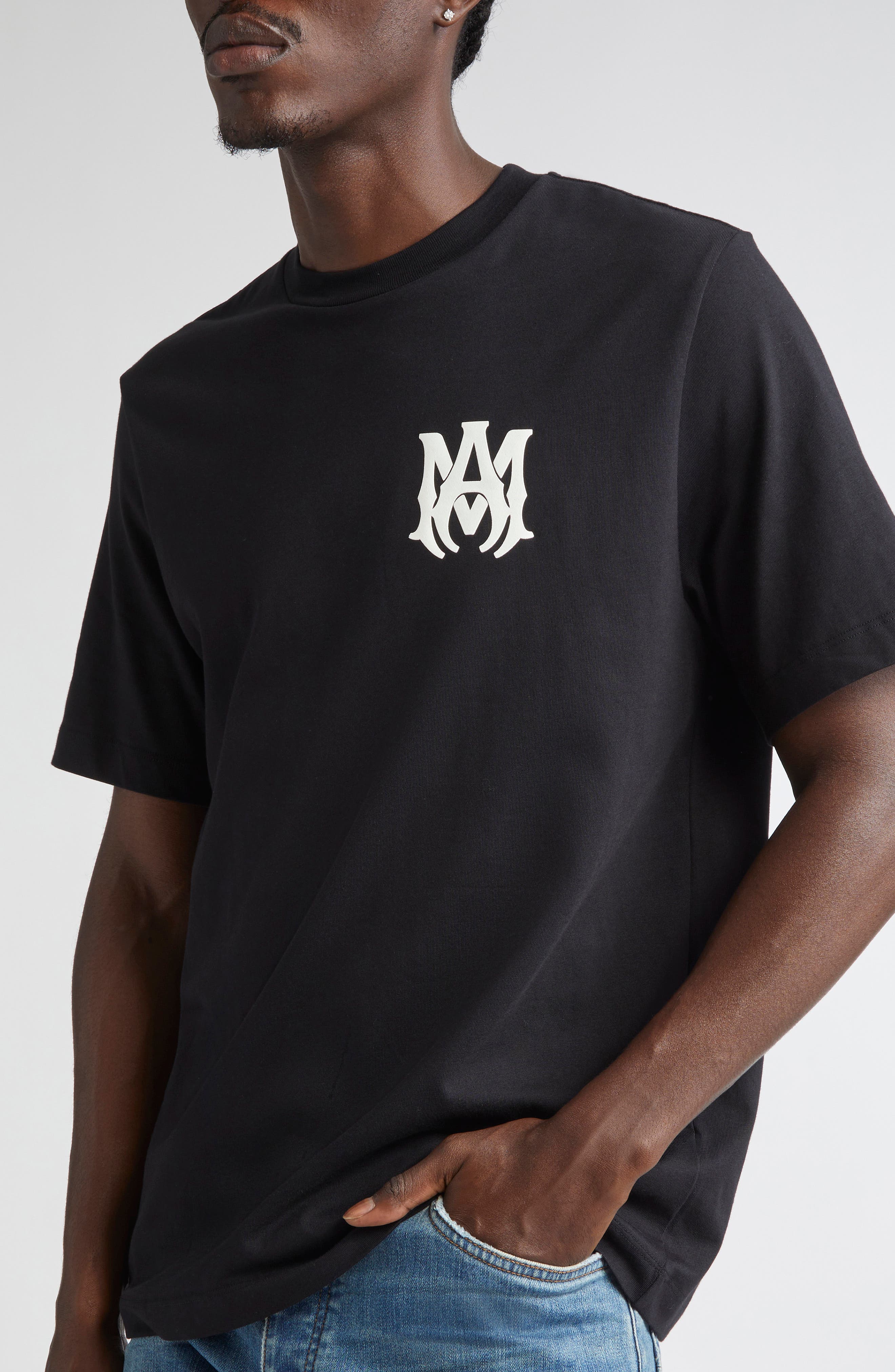 Мужские AMIRI MA Core Logo Garphic T-Shirt — фото 4