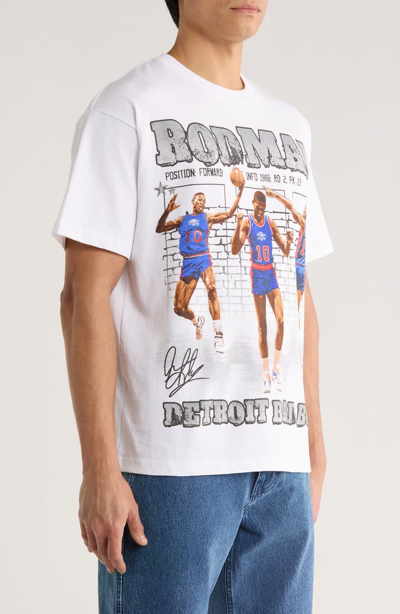 ID Supply Co Rodman Detroit Graphic T-Shirt, Alternate, color, White