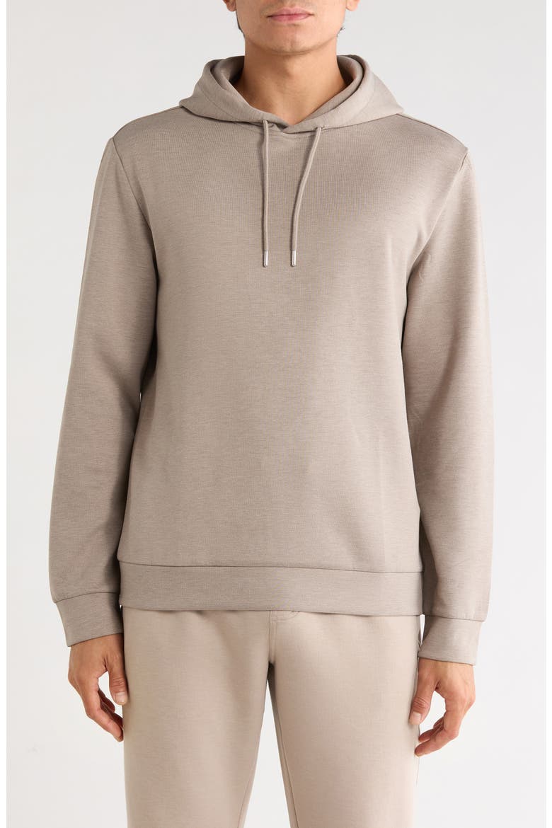 Drawstring Pullover Hoodie, Main, color, TAUPE