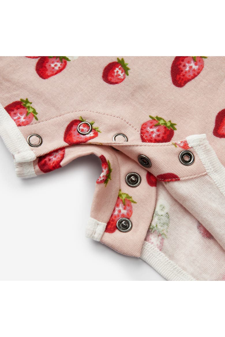 Organic Cotton Shortall, Alternate, color, Strawberry