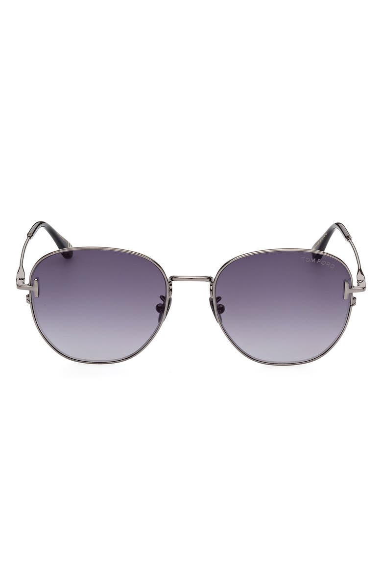 TOM FORD Round 56mm Sunglasses, Main, color,